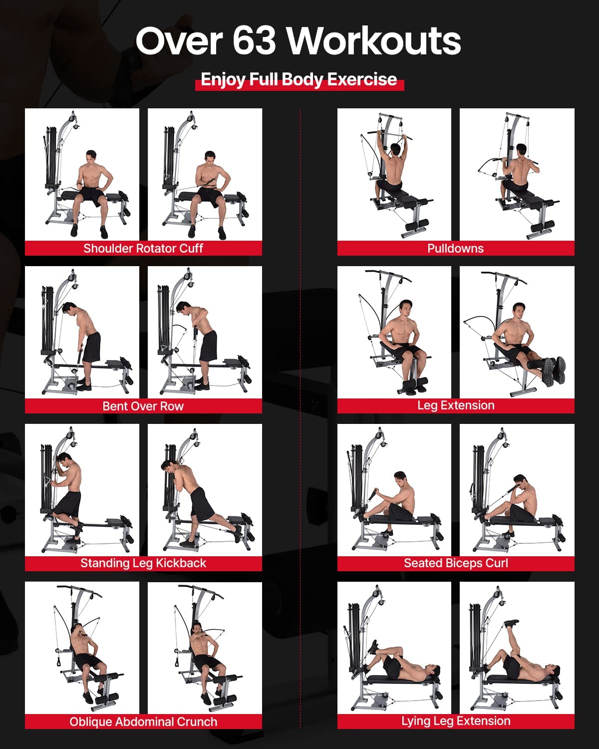Home Gym Station 320lbs