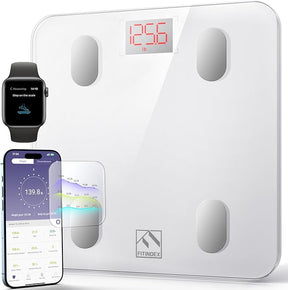Smart Scale for Body Weight, Scale with BMI, Body Fat, Muscle Mass, Bluetooth,13 Body Composition Analyzer, Sync APP, Digital Bathroom, 400lb
